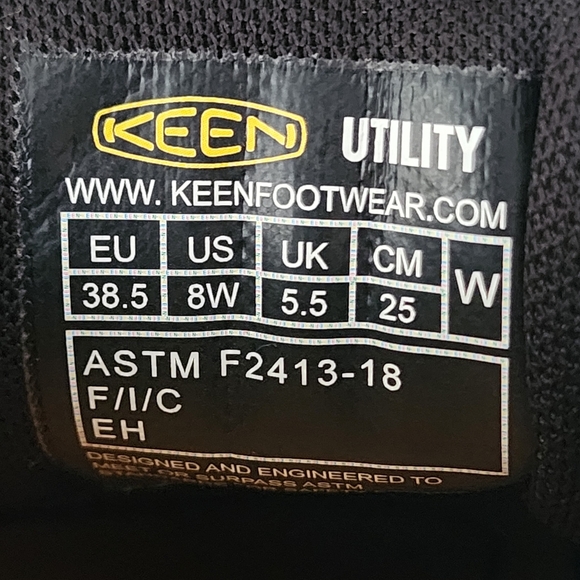 KEEN Utility Women's NWOT Sparta 2 Low Height Hard Toe Industrial Work Shoes 8W - Picture 12 of 12